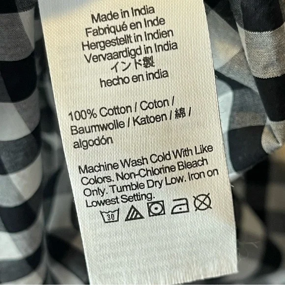 J Crew Cottage cotton poplin top gingham BP623 (2023 style) - Picture 13 of 14